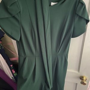 Calvin Klein dark green jumpsuit